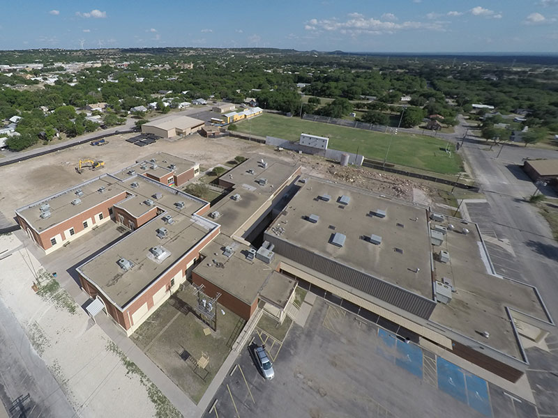 Before Picture, Goldthwaite High School Roof
