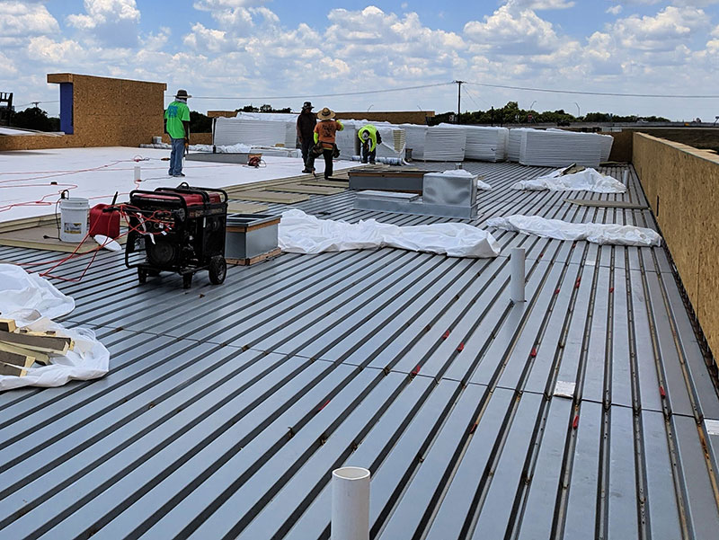 JGA Roofing services at Star Mart in Jarrel Texas.